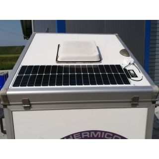 Hundeanhänger mit Solarbelüftung