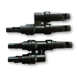 MC4 Y-Verteiler Set (Buchse und Stecker)