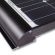 LiMoPower® Solarspoiler-Set aus Aluminium - Schwarz - Länge: 1196 mm